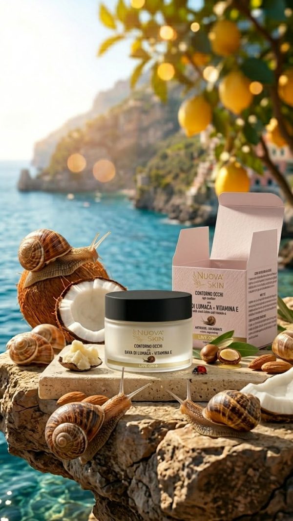 ​Nuova Skin paakių kremas su sraigių gleivėmis ir hialuronu (30 ml)
